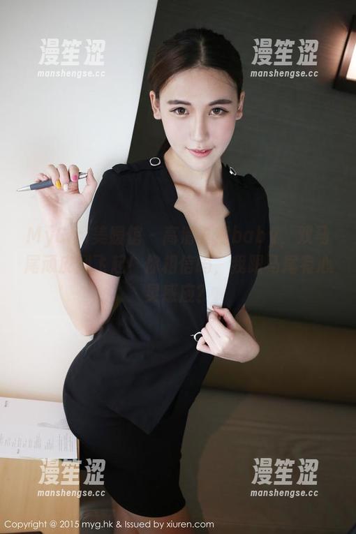 MyGirl美媛馆 - 高清夏瑶baby，双马尾顽皮到飞起！你相信吗，我跟马尾有心灵感应？