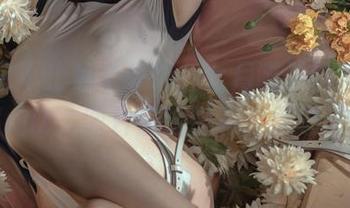 兔耳朵不止是个装饰，七月喵子的双人兔女郎cos，图片里啥都有，乐趣无穷！