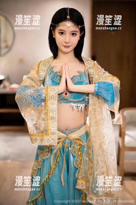 秀人网 - 双马尾“软情”：私房美图中的俏皮表情